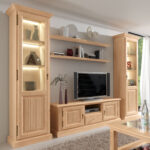 Wohnwand Wohnzimmer Schrank Set Casapino 5 Teilig 2 Vitrinen Tv With Wohnzimmer Schrank